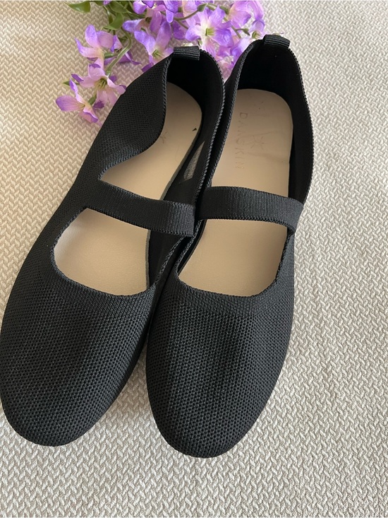 Danskin Shoes - Danskin Shine Women's Black Mary Jane Ballet Flats with Strap Size 8